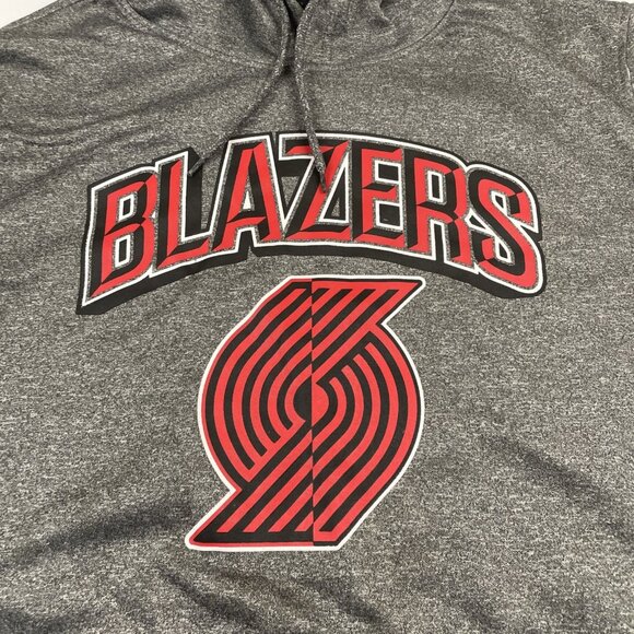UNK Portland Trail Blazers Hoodie Men’s M Gray NBA Basketball - Picture 7 of 9